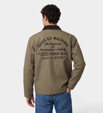 Deus Ex Machina Veste Address Workwear vert olive