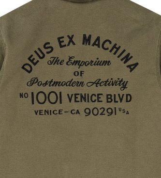 Deus Ex Machina Veste Address Workwear vert olive