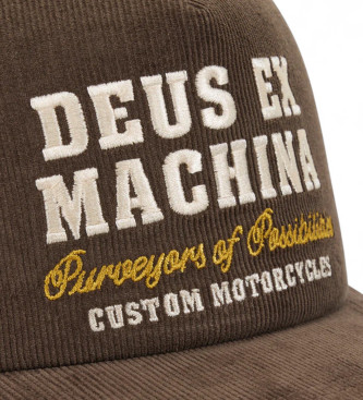 Deus Ex Machina Gumshoe Cord Trucker-kasket brun