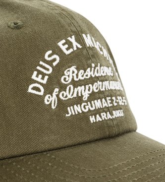 Deus Ex Machina Cappello Harajuku Sign Dad verde oliva