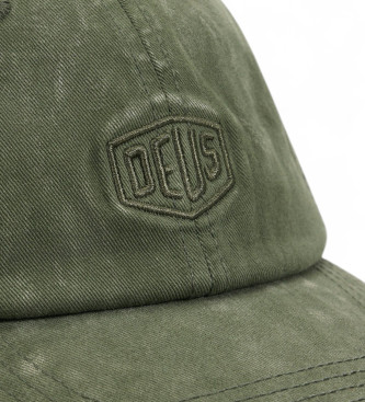 Deus Ex Machina Casquette Shield Garment Dyed Dad Cap vert