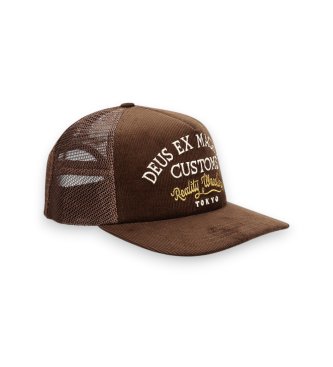 Deus Ex Machina Marsden brown trucker cap