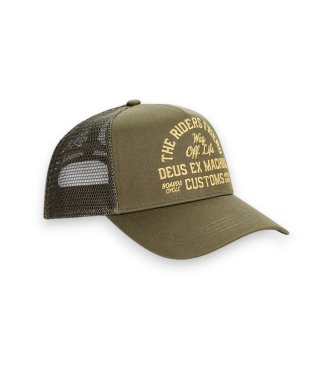 Deus Ex Machina Casquette Trucker Shook Ones vert olive