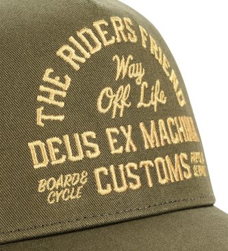 Deus Ex Machina Casquette Trucker Shook Ones vert olive