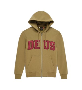 Deus Ex Machina Moletom com capuz e zíper Victory Lap verde