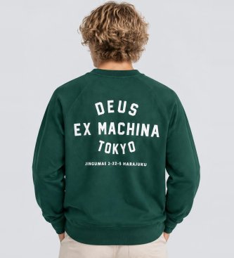 Deus Ex Machina Sweat Harajuku Address vert