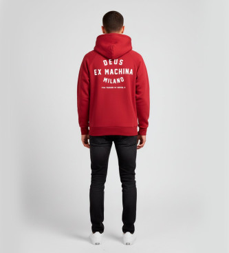 Deus Ex Machina Sweatshirt Milano Adresse rot