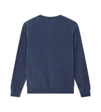 Deus Ex Machina Camisola Shield Garment Dyed azul