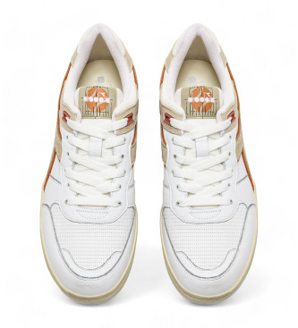 Diadora Baskets en cuir B.560 Used blanc