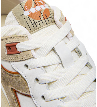 Diadora Baskets en cuir B.560 Used blanc