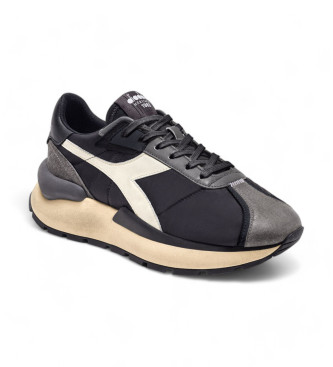 Diadora Skórzane buty Mercury Elite w kolorze czarnym