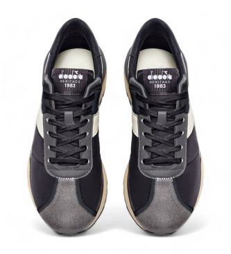 Diadora Chaussures Mercury Elite en cuir noir