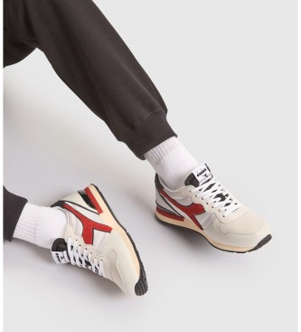 Diadora Sneaker Camaro bianca, rossa