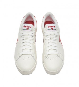 Diadora Game Low Waxed Sneakers wit, rood