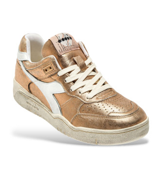 Diadora Leren sneakers B560 brons