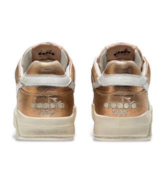 Diadora Baskets en cuir B560 bronze