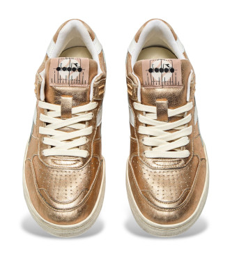 Diadora Baskets en cuir B560 bronze