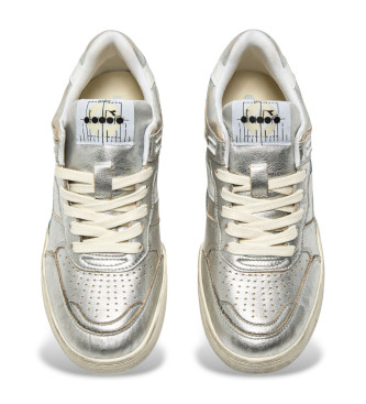 Diadora Sneakers in pelle argento B560