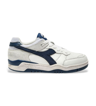 Diadora Sapatilhas de couro B560 Usado branco