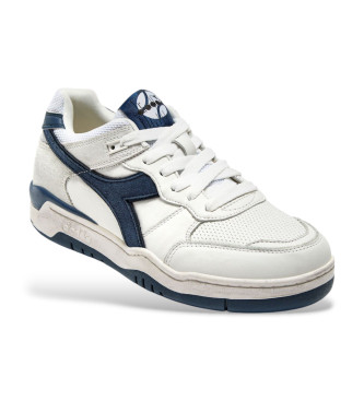 Diadora Sneakers i lder B560 begagnad vit