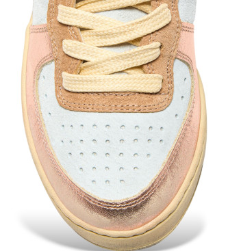 Diadora Košarica Beige Basket Metal Leather Sneakers