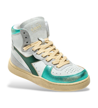 Diadora Baskets en cuir Basket Metal turquoise