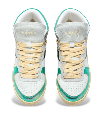 Diadora Baskets en cuir Basket Metal turquoise