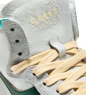 Diadora Baskets en cuir Basket Metal turquoise