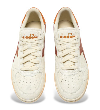 Diadora B.Elite Ascesa beige leather trainers