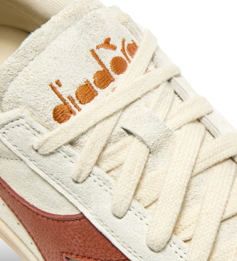 Diadora B.Elite Ascesa beige leren sportschoenen