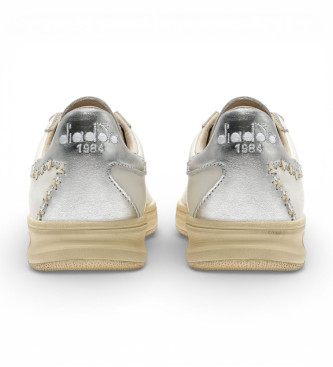 Diadora B.Elite X Stitch Leather Sneakers white