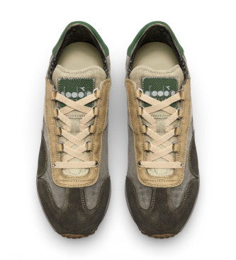 Diadora Zapatillas de Piel Equipe Dirty Sw Evo gris