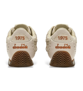 Diadora Skórzane trampki Equipe Revenge Dune Used Italia beżowe