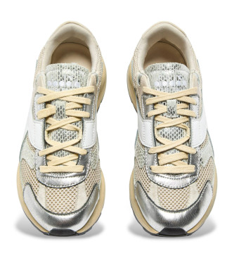 Diadora Skórzane trampki Mercury Elite Cobra Używane beżowe