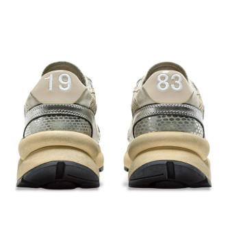 Diadora Skórzane trampki Mercury Elite Cobra Używane beżowe