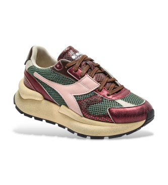 Diadora Scarpe da ginnastica Mercury Elite Cobra in pelle marrone usate