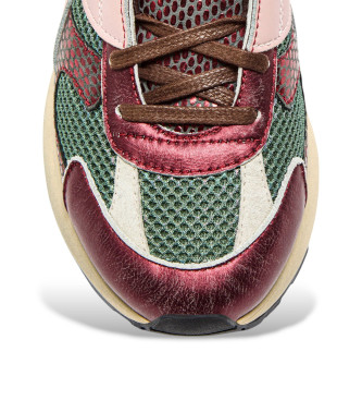 Diadora Scarpe da ginnastica Mercury Elite Cobra in pelle marrone usate