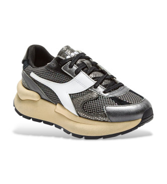 Diadora Sneakers Mercury Elite Cobra in pelle nera usata