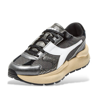 Diadora Sneakers Mercury Elite Cobra in pelle nera usata