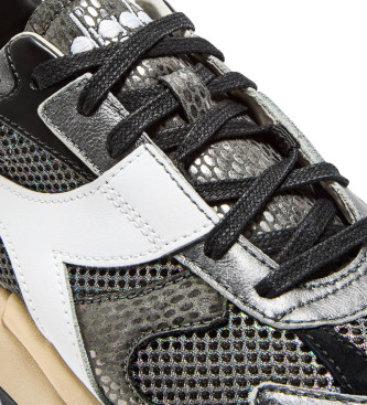 Diadora Sneakers Mercury Elite Cobra in pelle nera usata