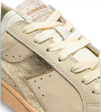 Diadora Zapatillas de Piel Prestige Aged Italia beige