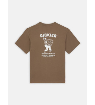 Dickies T-shirt Builder brązowy