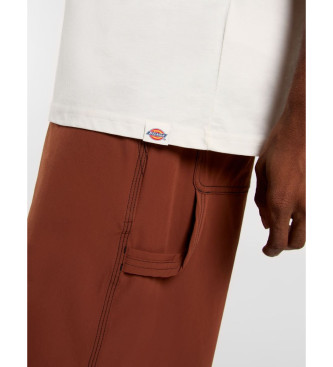 Dickies Majica Landscape v beli barvi