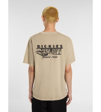 Dickies Majica Station Service T-shirt rjava