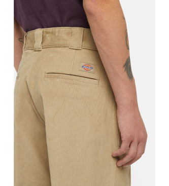 Dickies Spodnie sztruksowe 874 beżowe