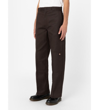 Dickies Calas de trabalho Double Knee castanhas