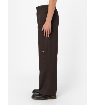 Dickies Calas de trabalho Double Knee castanhas