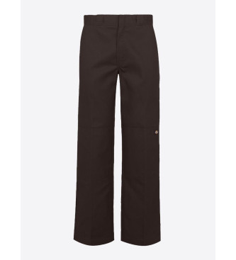 Dickies Calas de trabalho Double Knee castanhas