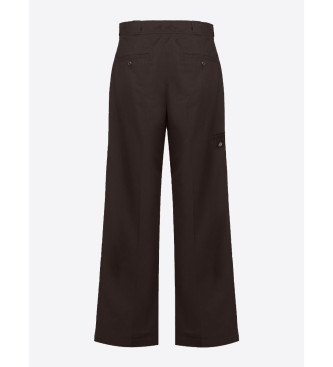 Dickies Calas de trabalho Double Knee castanhas