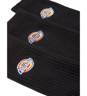 Dickies 3 Pack Valley Grove Socks Black